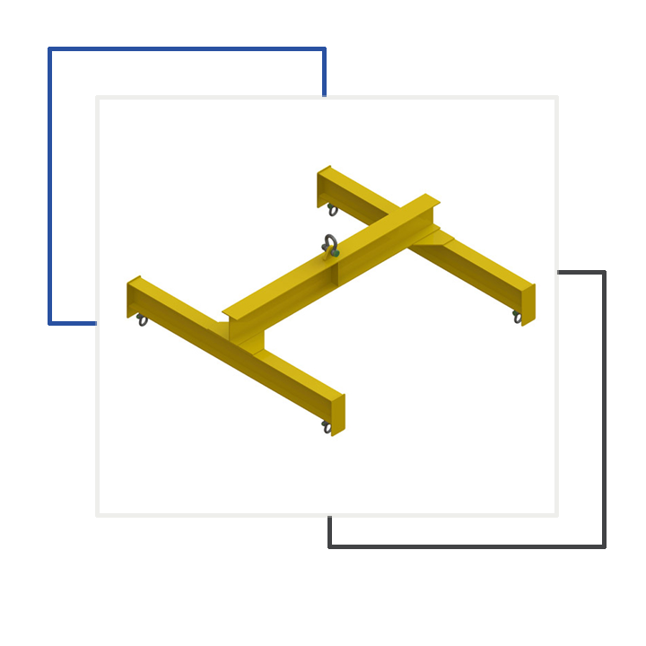 lifting beam 4 point fixed - under hook attachments supplier in uae