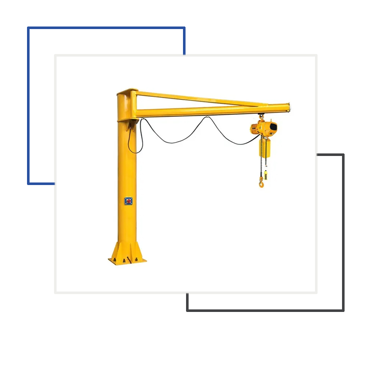 overbraced pillar jib crane - crane manufacturing company